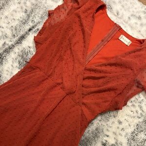 Orange Altar’d State Flowy Dress